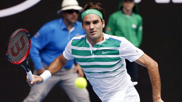 rogerfedererenter2ndroundofaustralianopen