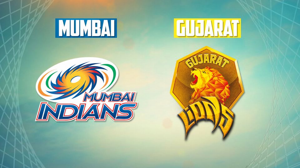 livecricketscoremumbaiindiansvsgujaratlionsipl2017live:mccullum64karthik48*helpglto1764