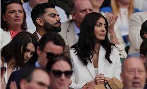 Virat Kohli, Anushka Sharma attend Wimbledon, watch gladiator Djokovic in action