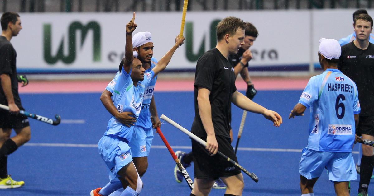 indiabeatnewzealand71insultanofjohorcupjuniormenshockeytournament