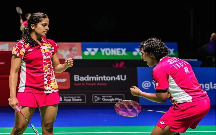 indianwomensdoublespairoftreesajollyandgayatrigopichandenterquarterfinalsofallenglandopen