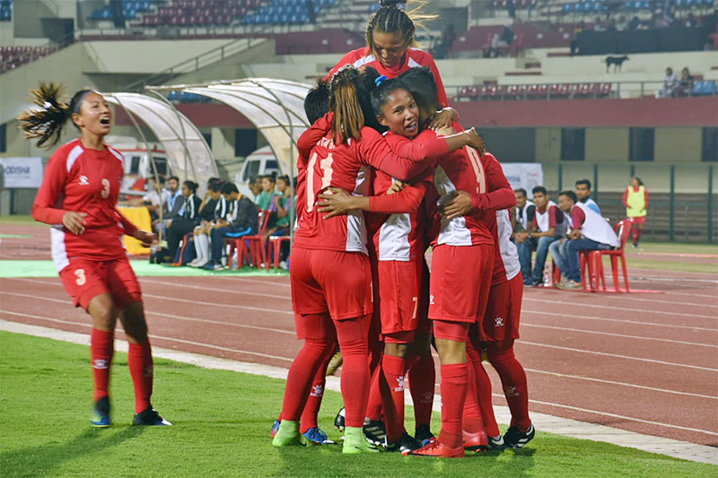 nepalwomensfootballteamdefeatindia21ingoldcup