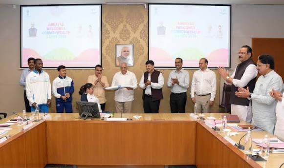 Gujarat CM receives Commonwealth Games flag, marks the beginning of preparations for 2030 event