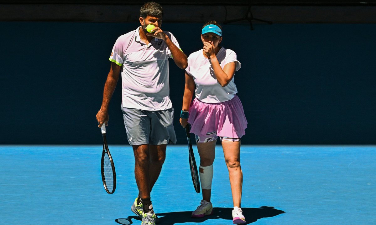 Sania Mirza and Rohan Bopanna lose Australian Open mixed doubles final