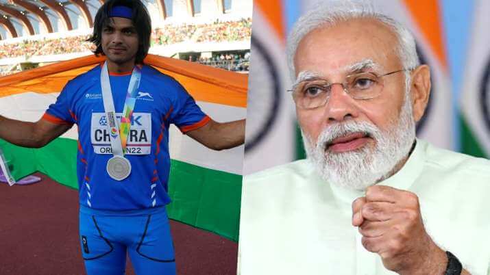 pmmodicongratulatesneerajchopraonhishistoricvictoryatworldathleticschampionships