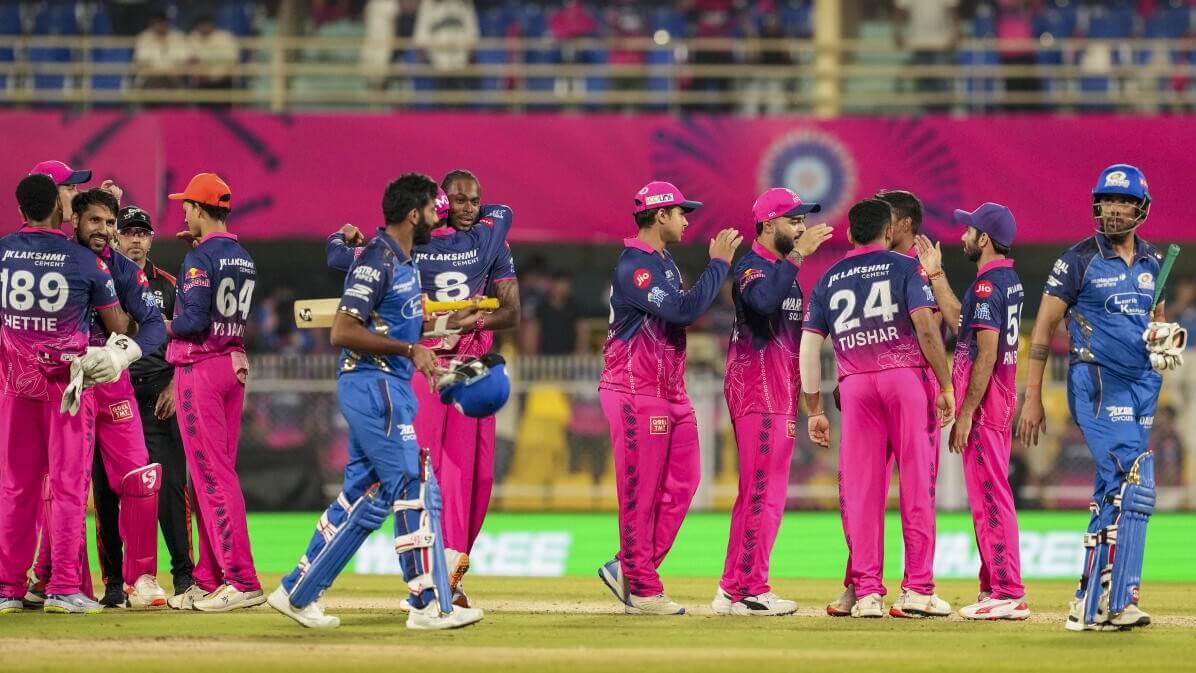 rajasthanroyalssecureiplplayoffsberthregisteringastatementwinovermumbaiindians