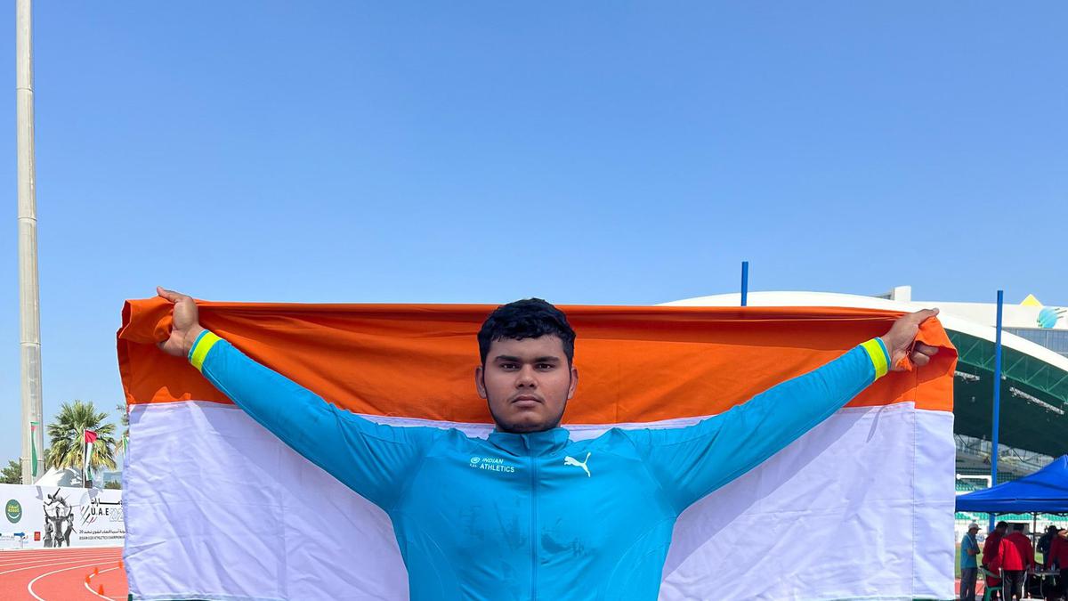 asian-u20-athletics-championships-ritik-rathee-clinches-silver-medal-in-discus-throw
