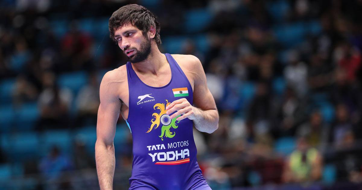 wrestlerravikumardahiyawinsmaidencommonwealthgamesgold