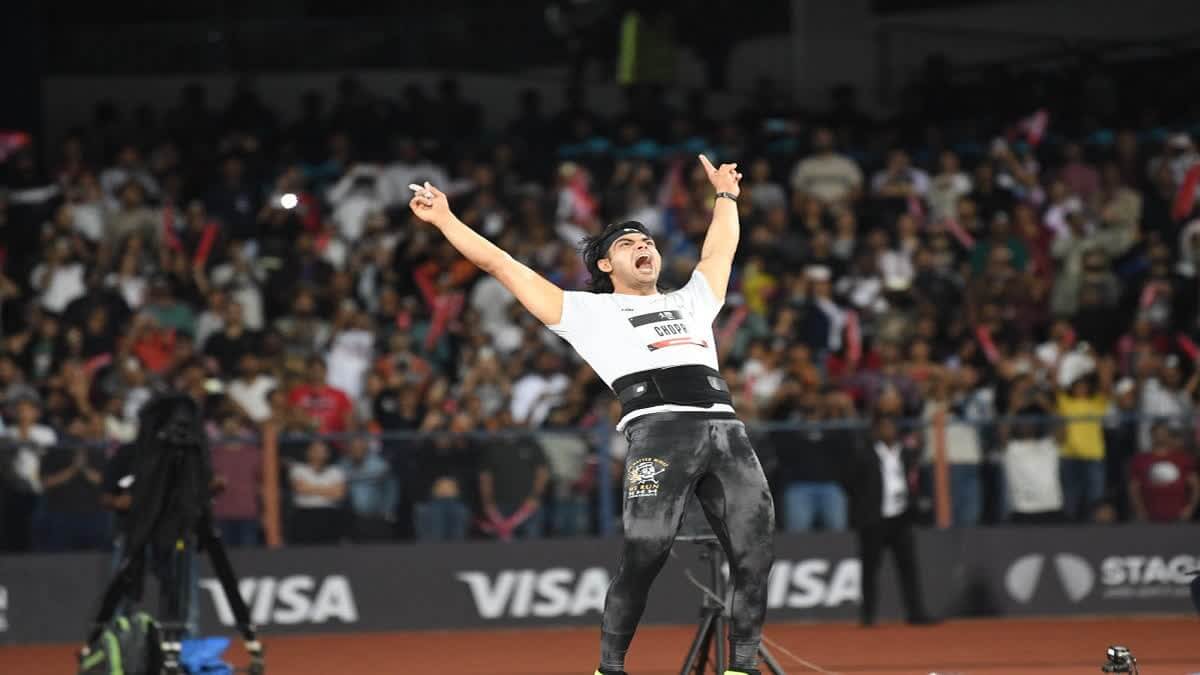 Neeraj Chopra wins the inaugural NC Classic