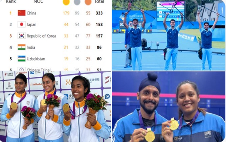 asiangames:indiasmedalstallyreaches86including21gold32silverand33bronze