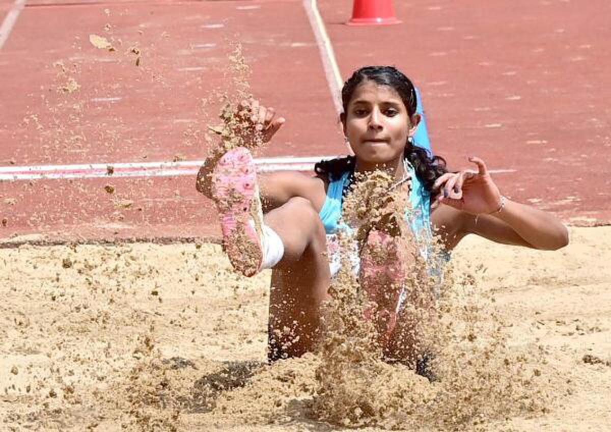 nationalgamesingoa:ancysojanofkeralaclinchesgoldinwomenslongjumpevent