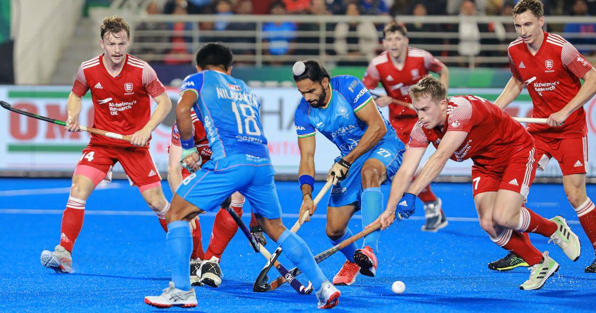 hockeyworldcup2023:indiaheldto00drawbyenglandinpooldencounter