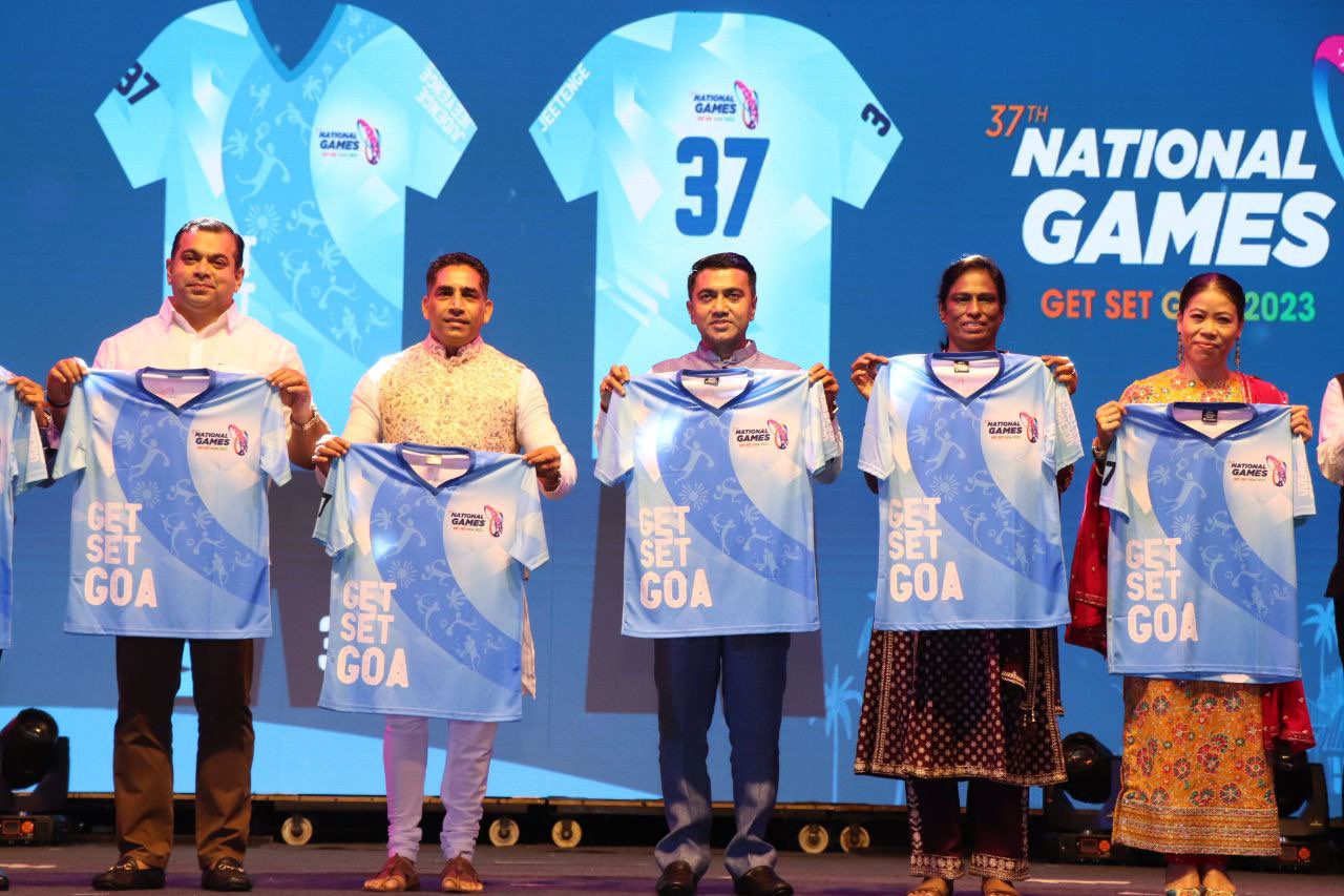 Goa CM Pramod Sawant launches mascot for 37th National Games.