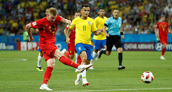 fifaworldcup:belgiumentersemifinalafterbeatingbrazil21