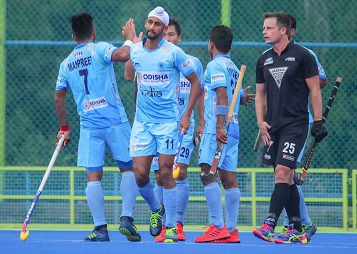 indianoutplaynewzealand42inhockeyseriesopeneratbengaluru