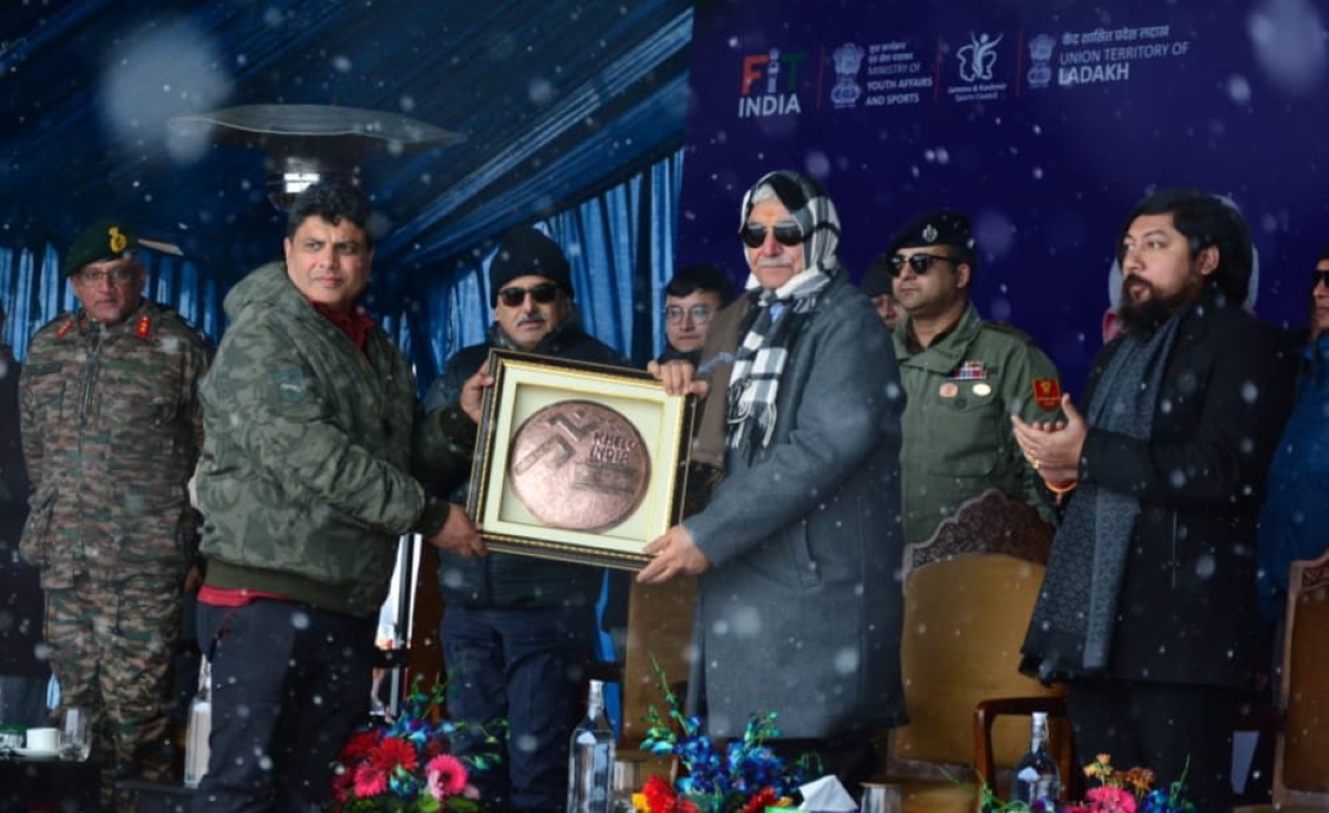 Lt. Governor Manoj Sinha Inaugurates 4th Khelo India Winter Games in Gulmarg