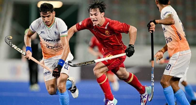 spainbeatindia41inpoolstagematchofjuniormen’sworldcup