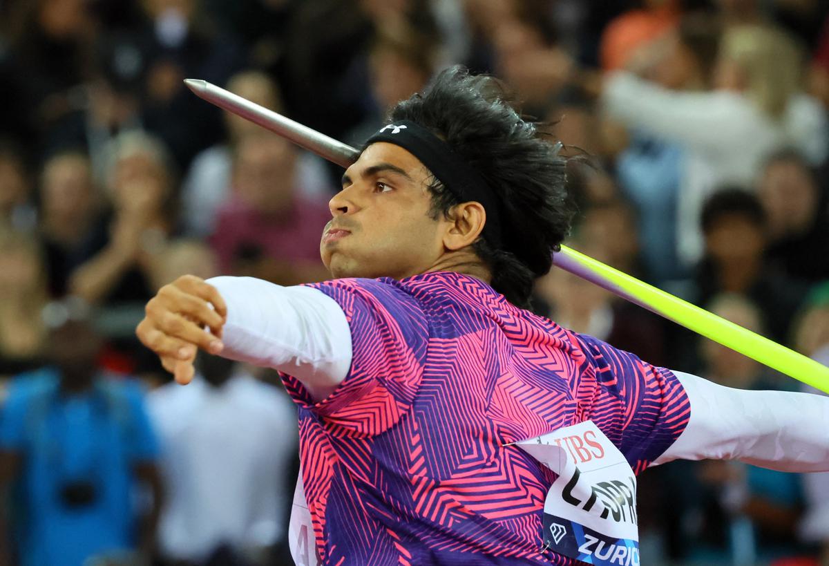 newlycrownedworldchampionneerajchoprafinishessecondinmensjavelineventinzurichdiamondleague