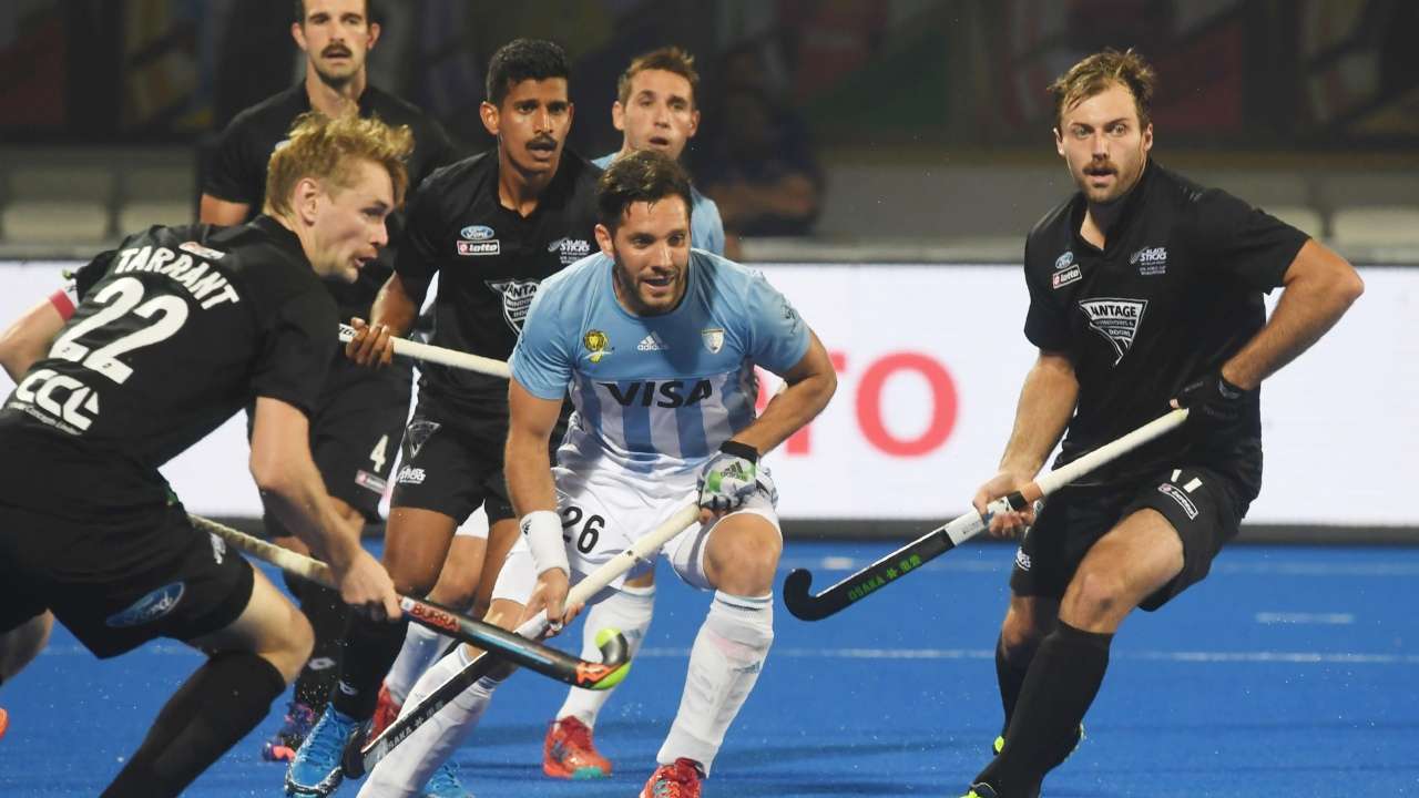 hockeyworldcup:argentinabeatnewzealand30