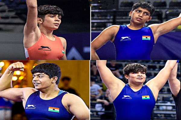Indian women wrestlers shine at U17 World Championships with 5 medals