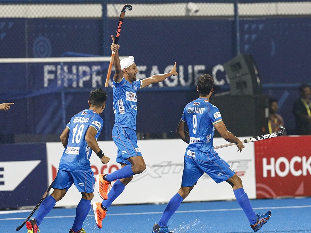 indiabeatolympicchampionsargentina30insecondmatchoffihproleague