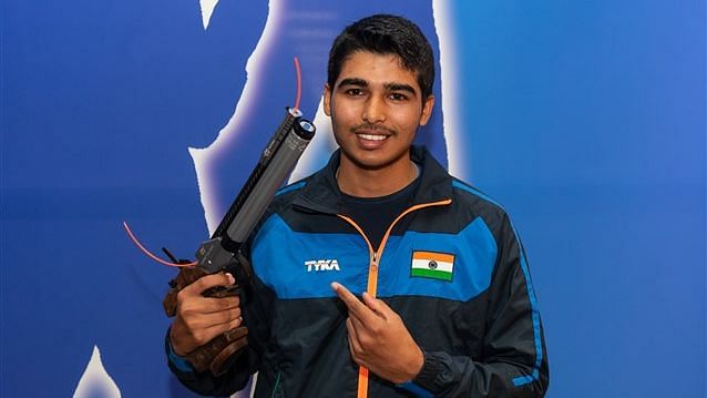 saurabhchaudharybagsgoldmedalin10mairpistolinissfworldcup