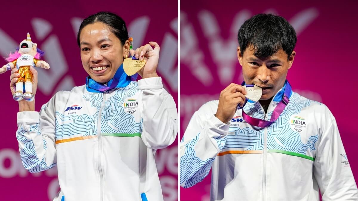 PM Modi praises Mirabai Chanu, Rishikanta Singh after winning CWG weightlifting medals