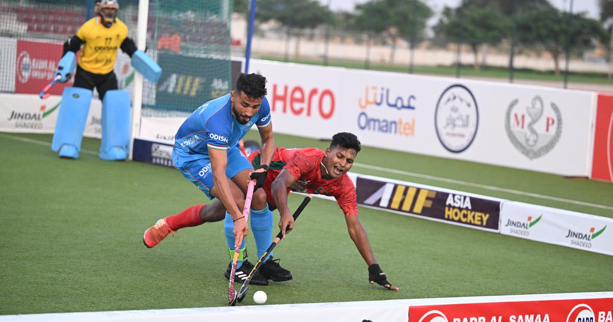 indiabeatbangladesh151inmensasianhockey5sworldcupqualifierinsalalahoman