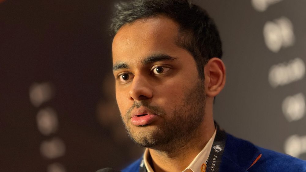 Arjun Erigaisi becomes 1st semifinalist at Freestyle Grand Slam in Las Vegas