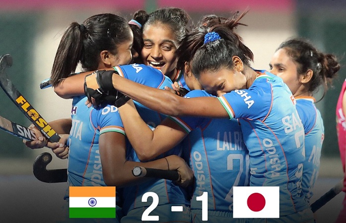 indiabeatjapan21tostormintosemifinalsofwomensasianchampionstrophyhockeytournament