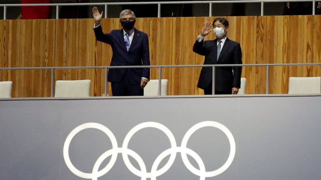 32ndsummerolympicgamesofficiallyopenbyiocpresidentthomasbachandtheemperorofjapannaruhito