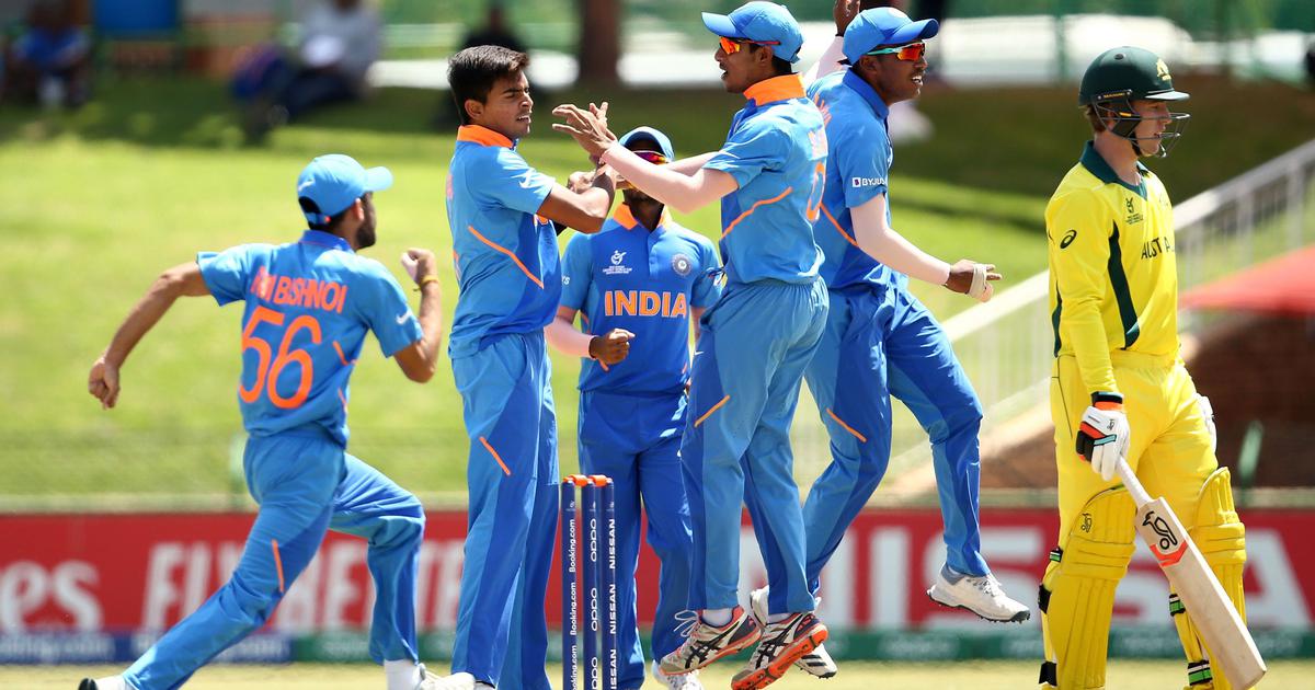 u19cricketworldcup:indiadefeataustraliaby74runsinsuperleaguequarterfinal