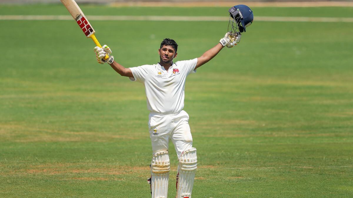 musheerkhanshineswithcenturyagainmumbaisetvidarbha538runtargettowinranjitrophy2024