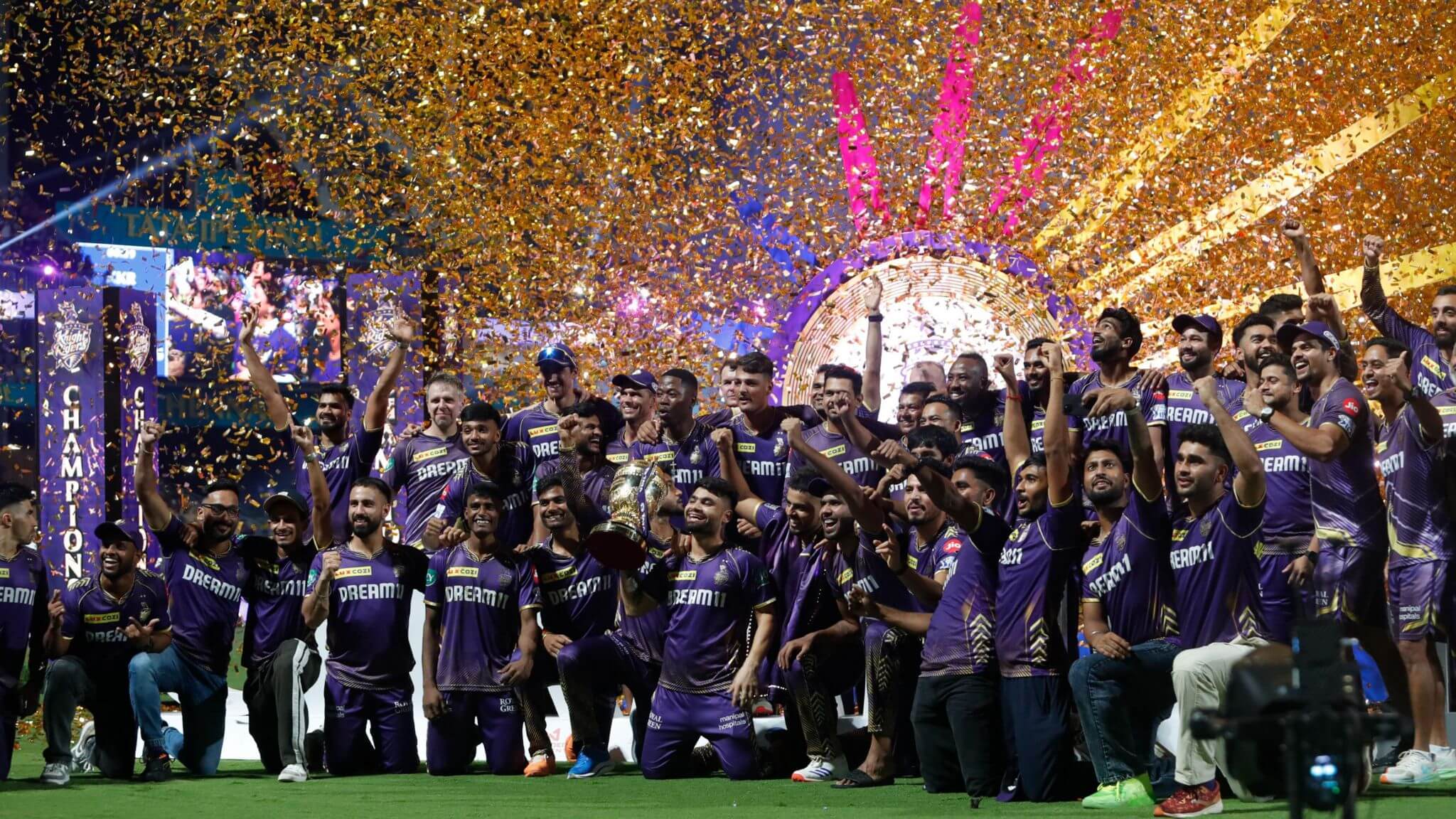 IPL 2024 Final: Kolkata Knight Riders thrash Sunrisers Hyderabad to lift trophy for third time