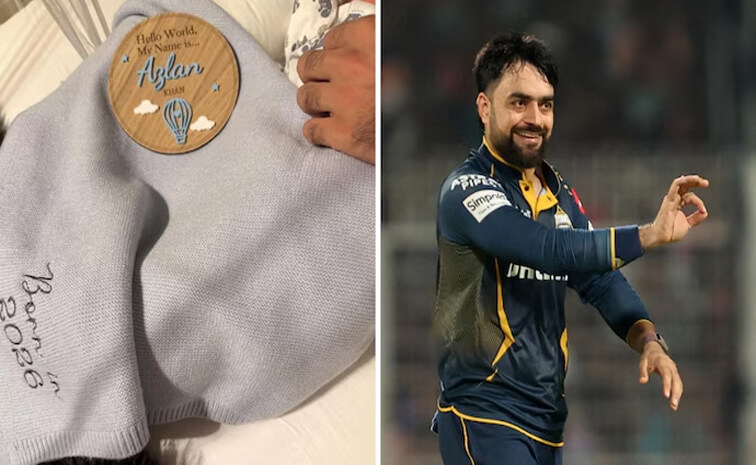 Afghanistan star Rashid Khan welcomes baby boy Azlan