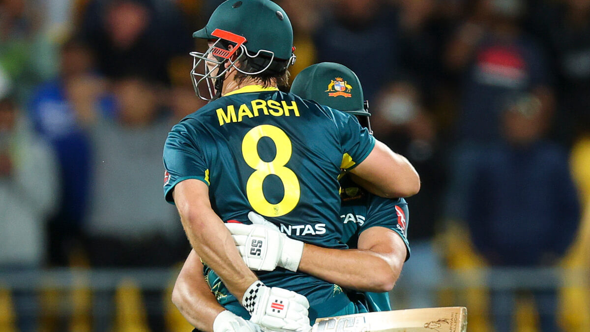 NZ vs AUS 1st T20I: Mitchell Marsh,Tim David heroics help Australia clinch last-ball thriller in Wellington