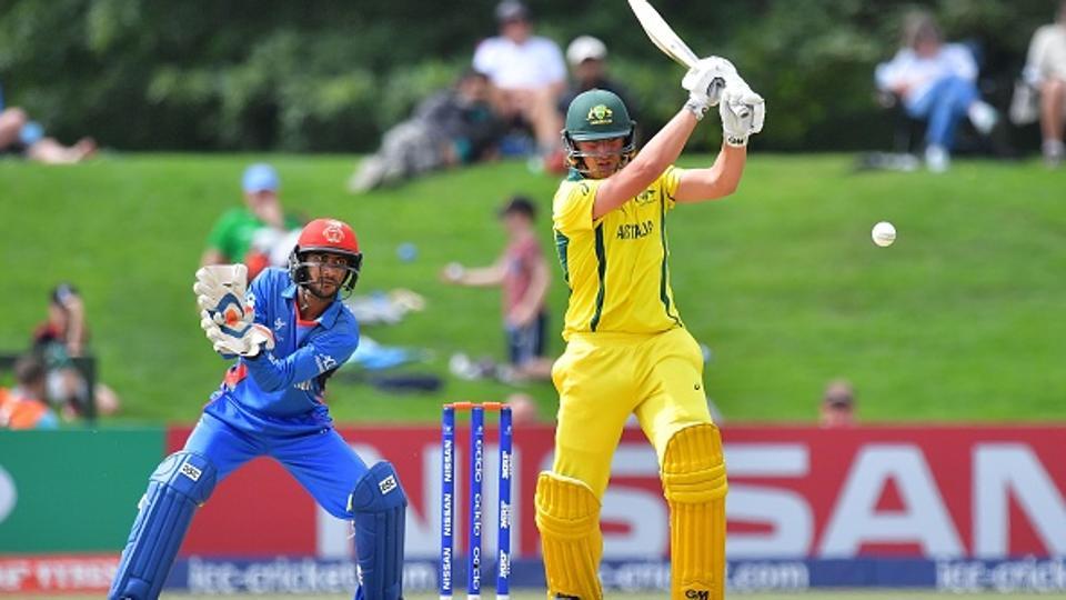 iccu19worldcup:australiabeatafghanistanby6wicketsinthefirstsemifinal