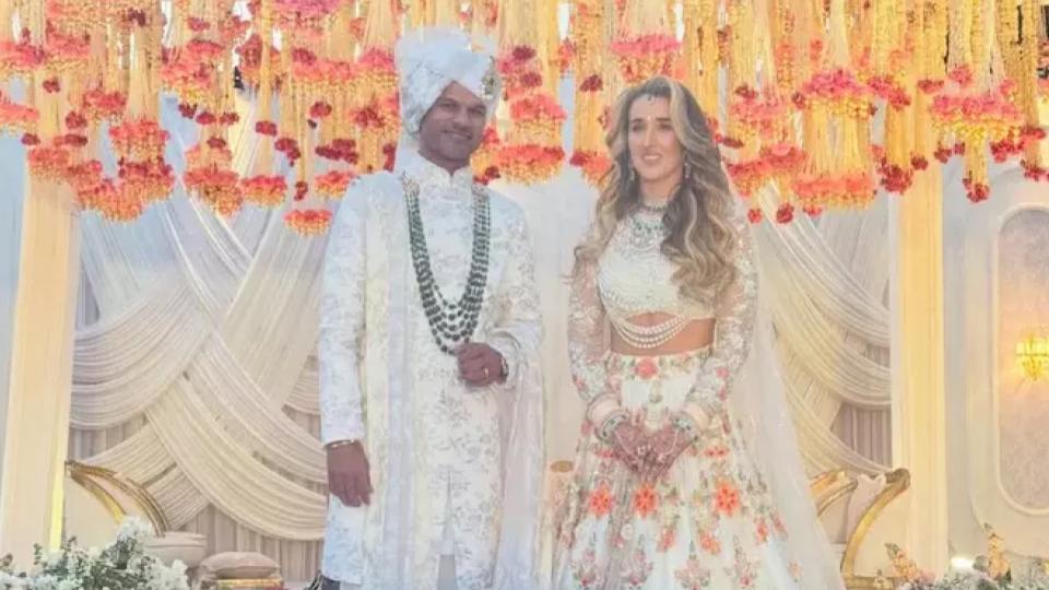 Shikhar Dhawan Marries Sophie Shine in Private Ceremony