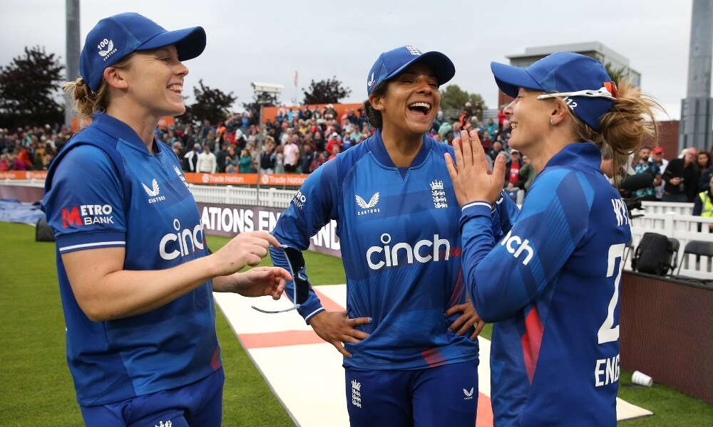 ENG-W vs IND-W: Jones, Ecclestone help England draw level series in rain-affected game