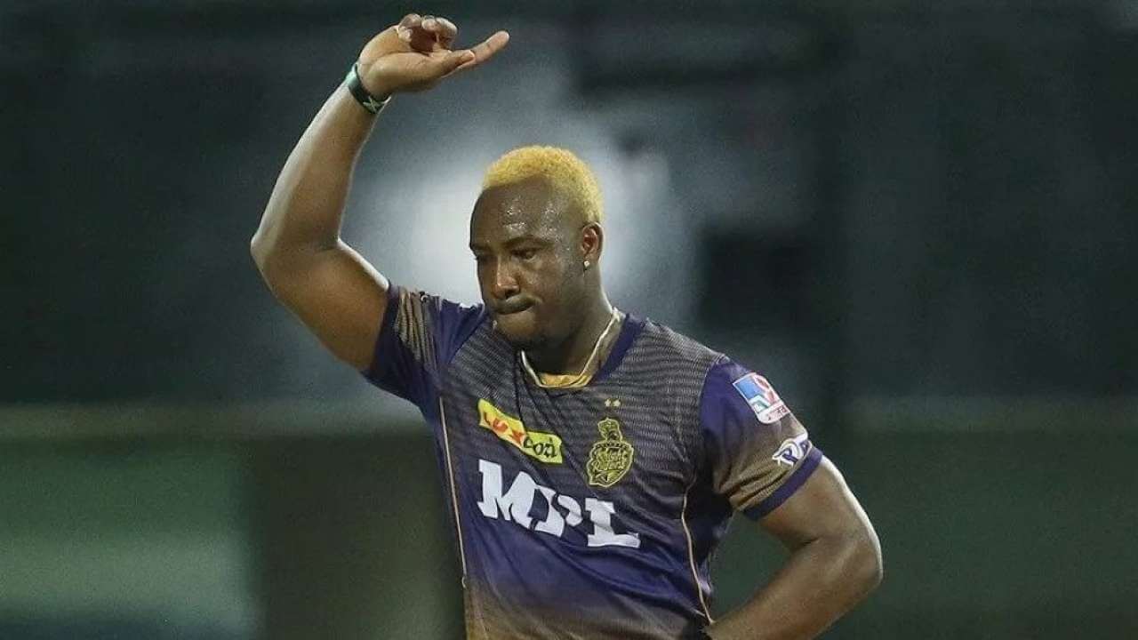 kkrvsmi:andrerusselltakes5for15torecordbestbowlingfiguresagainstmi