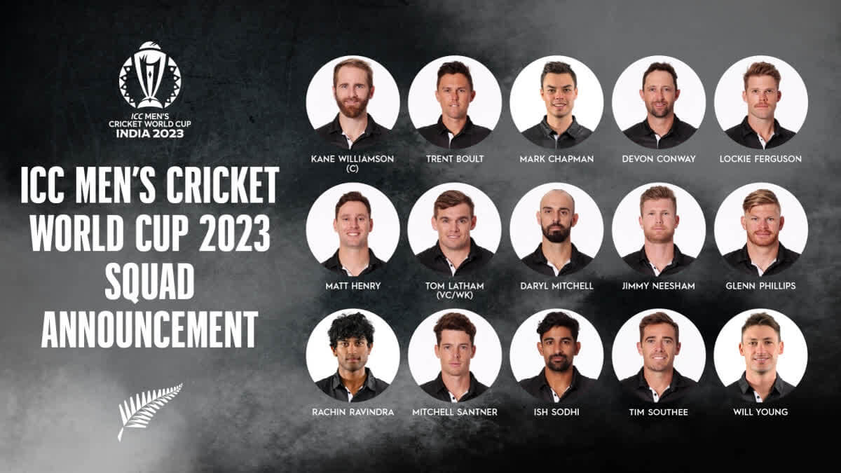 newzealandannounceiccworldcup2023squadkanewilliamsonnamedcaptain