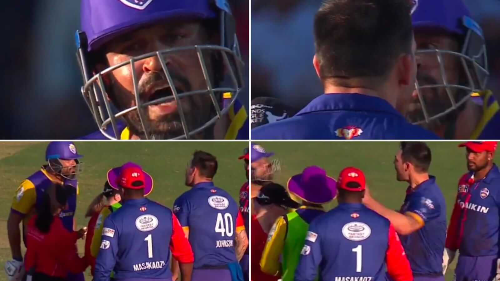 Legends League Cricket 2022: Mitchell Johnson fined 50 percent of his match fee for ugly on-field spat with Yusuf Pathan