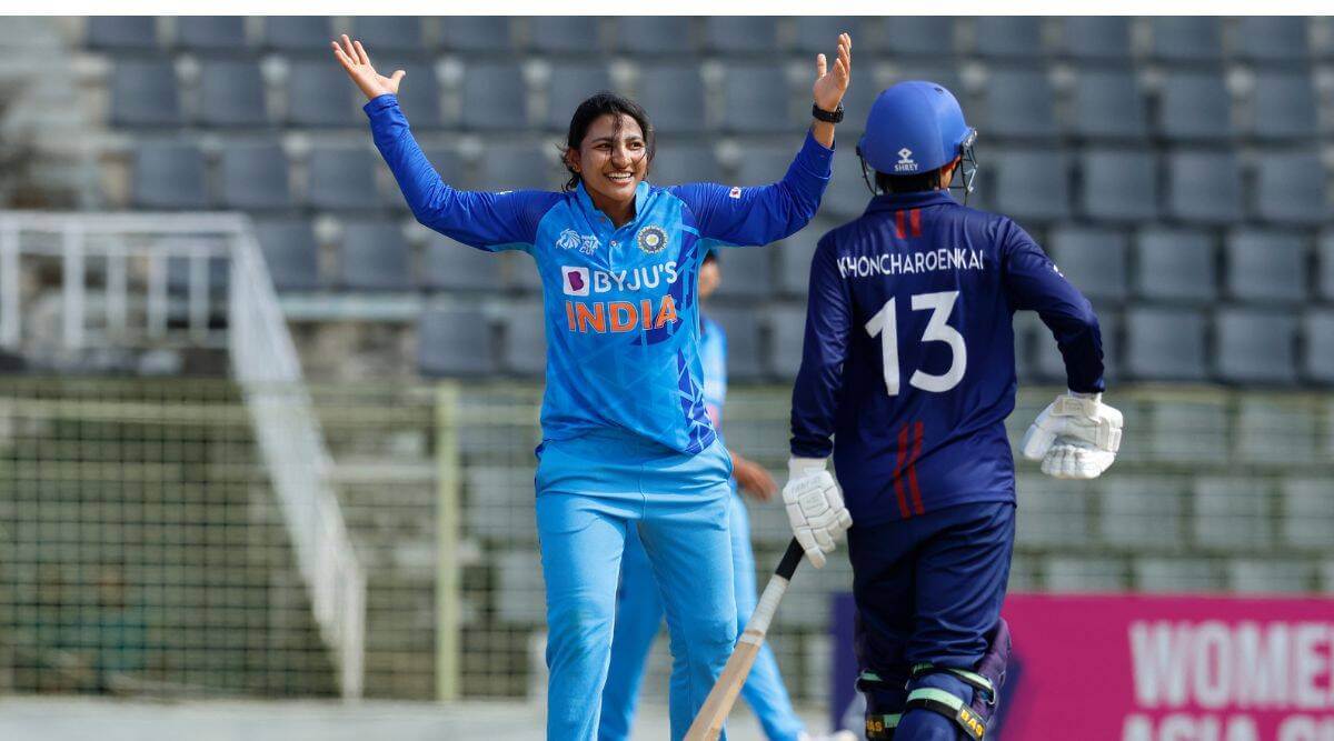 womensasiacup2022:indiacrushthailandby9wickets