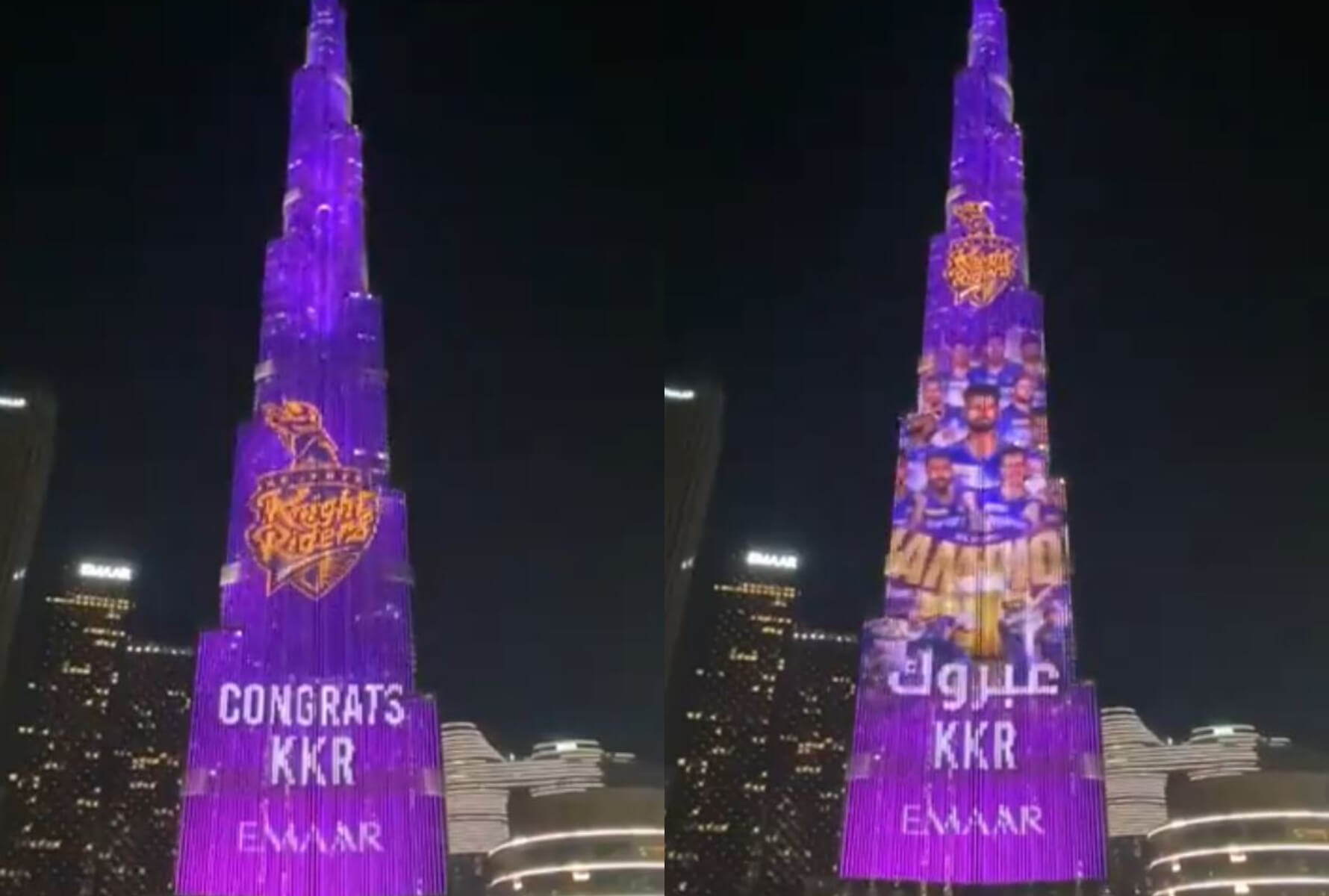 Shah Rukh Khan and KKR team feature on Burj Khalifa to celebrate IPL 2024 win
