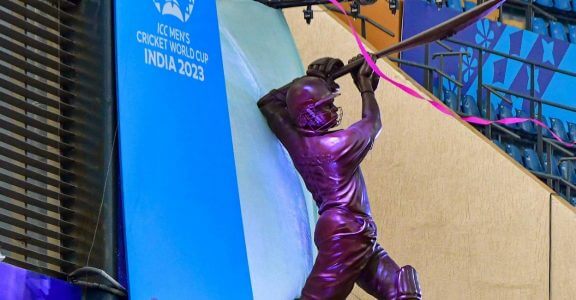 wc2023:sachintendulkargetsimmortalizedinsidewankhedestadiumasstatueunveiled