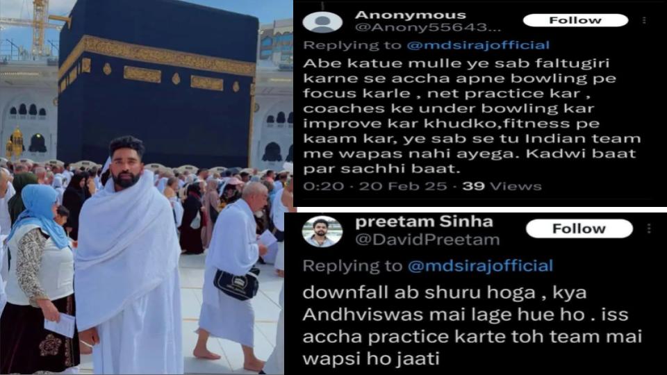 mohammedsirajfacesonlinehateaftersharingumrahphotos
