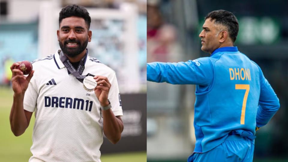 Siraj recalls abuse predicted by Dhoni 