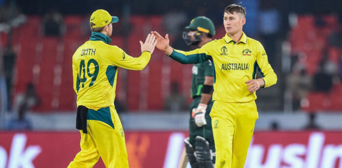 Australia defeat Pakistan by 14 runs in World Cup warm-up match