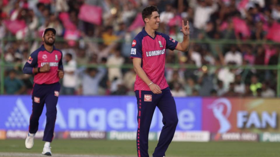 RR Pacer Burger Fined for Breaching IPL Code of Conduct