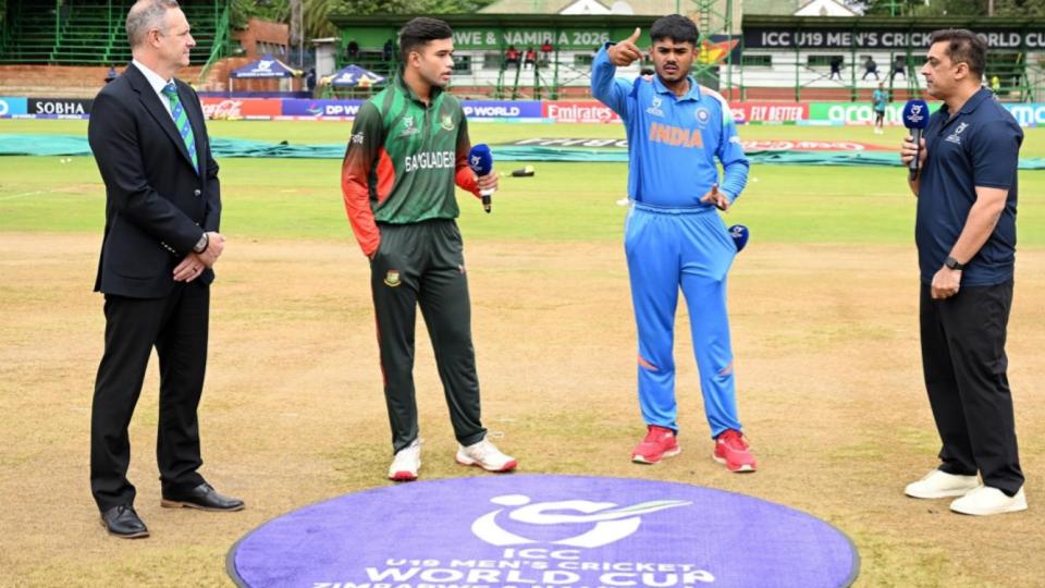 No Handshake at Toss in India vs Bangladesh 